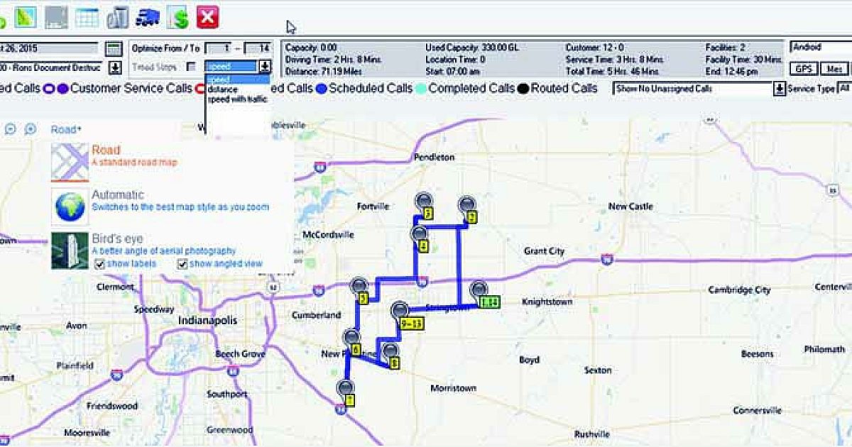Routing - RouteOptix Bing Maps | Cleaner