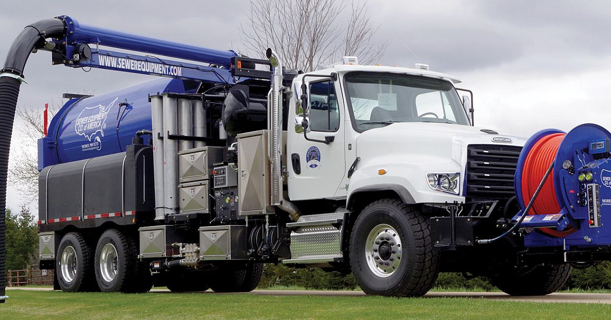 Jet/Vac Combo Units - Sewer Equipment Model 900 ECO | Cleaner