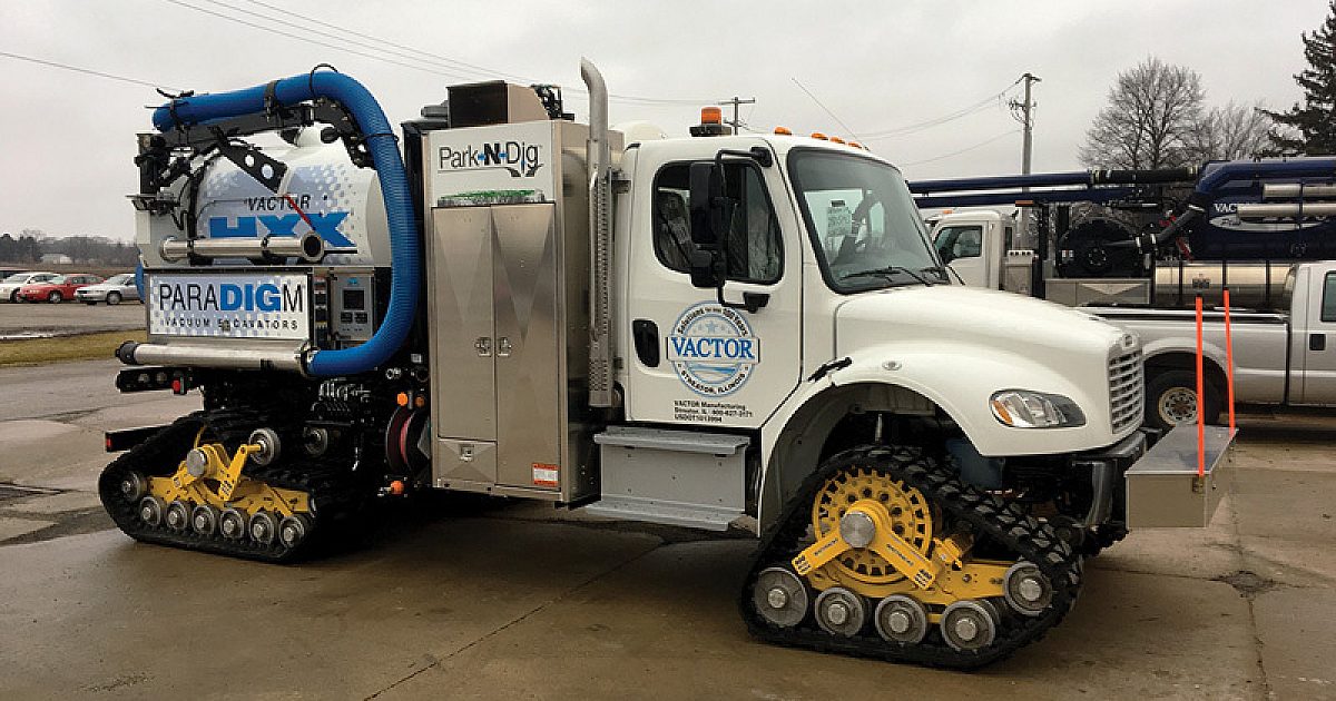 Vactor Mattracks 400 Series track conversion system | Cleaner