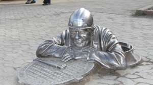 Manhole Sculpture