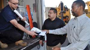 Jake Zeigler Submits A Hard Drive With Pipeline Video Inspections To Ponce Navarrow And Rick Jackson From The City Of Riverside