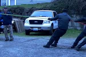 Video Image Man Vs Hose Reel