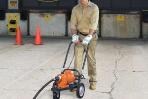 Model 88 Drain Cleaner In Use