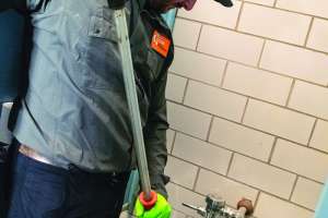 Young Drain Cleaning Entrepreneur Gets a Business Education While Building Toward a Promising Future