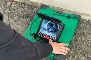 Fiberscope miniflex pumbing camera