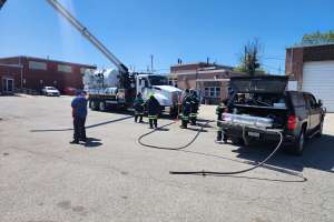 Keg nozzle demo onsite