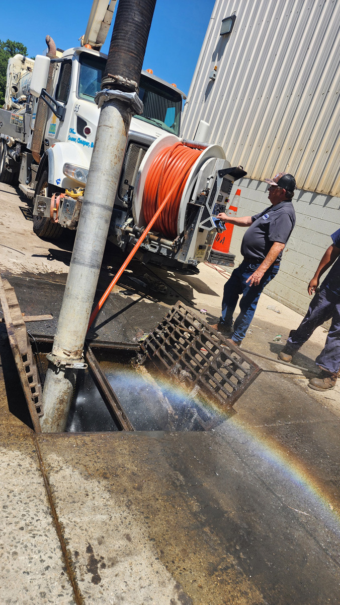 Keg sewer cleaning onsite