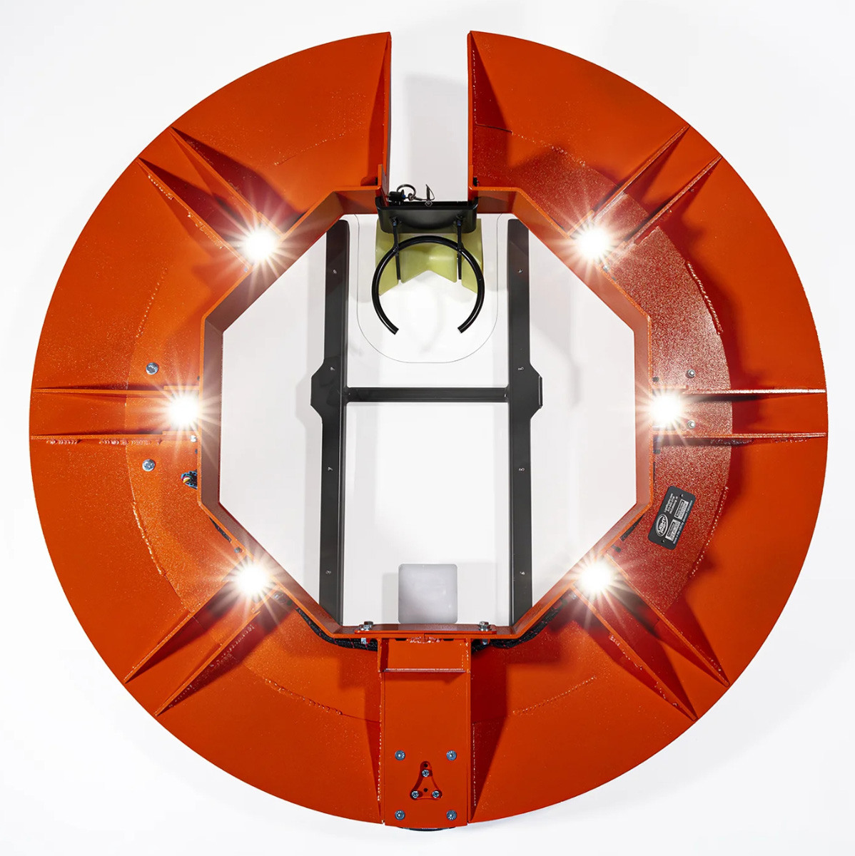 Light ring manhole protection system