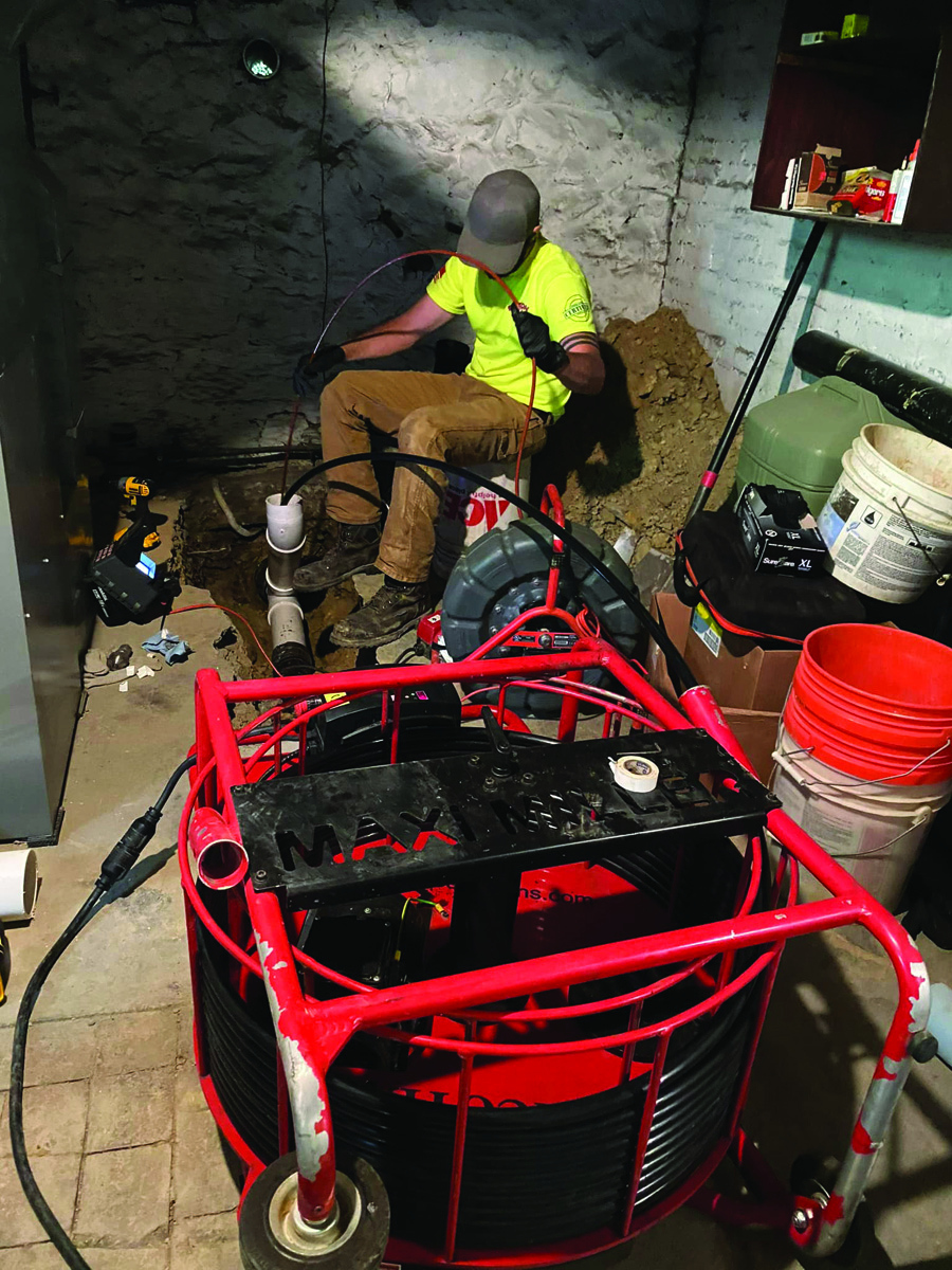 On site with picote tools