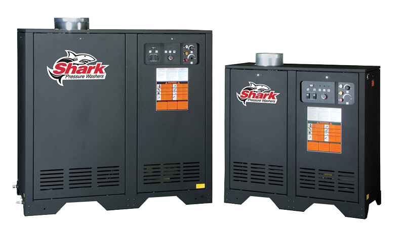 Stationary hot-water pressure washers available in natural… | Cleaner