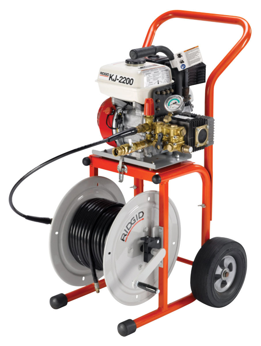 Portable Truck/Trailer Jetters - RIDGID KJ-2200 Water Jetter